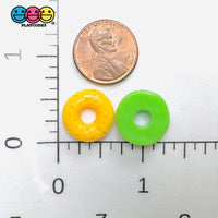 Cheerios Froot Loops Cereal Charms Fake Food Decoden 18 pcs 6 Colors Charm