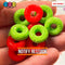 Cheerios Froot Loops Cereal Charms Flatback Fake Food Decoden Red Green Christmas 20 Pcs 2 Colors