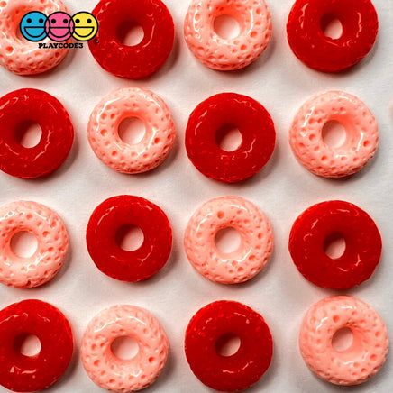 Cheerios Froot Loops Cereal Charms Flatback Fake Food Decoden Red Pink Valentines Day 20 Pcs 2