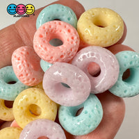 Cheerios Froot Loops Fake Cereal Pastel Colors Charms Food Decoden 20 Pcs 4 Charm