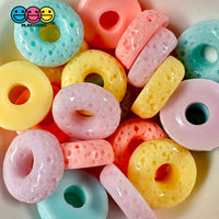 Cheerios Froot Loops Fake Cereal Pastel Colors Charms Food Decoden 20 Pcs 4 Charm
