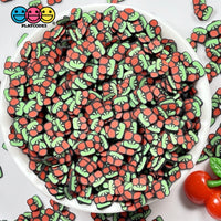 Cherry On Stem Fimo Slices Fake Sprinkles Cherries Fruit Decoden Funfetti Playcode3 Llc Sprinkle