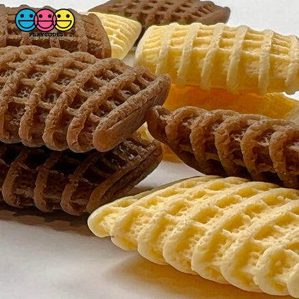 Chex Breakfast Mix Realistic Imitation Fake Food Faux Cereal Life Like Plastic Resin 2 Colors 10 Pcs