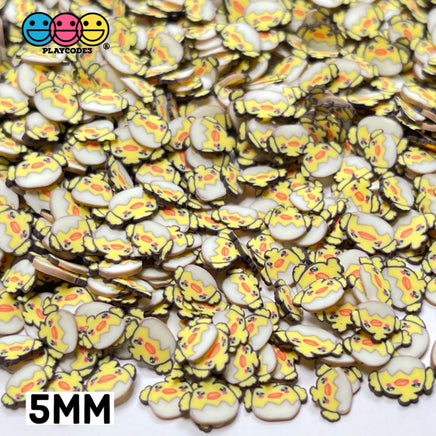 Chick In Eggshell Fimo Slices Polymer Clay Chicks Eggshells Fake Sprinkles 10/5Mm Sprinkle