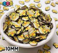 Chick In Eggshell Fimo Slices Polymer Clay Chicks Eggshells Fake Sprinkles 10/5Mm Sprinkle