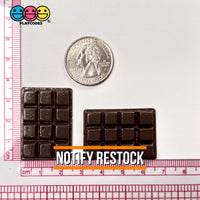 Chocolate Bars Faux Candy Bar Flatback Charms Fake Bake Chocolates Cabochons 10 Pcs Charm
