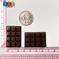 Chocolate Bars Faux Candy Bar Flatback Charms Fake Bake Chocolates Cabochons 10 Pcs Charm