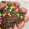 Chocolate Brownie Rainbow Cake Funfetti Fake Clay Sprinkles Decoden Fimo Jimmies Playcode3 10 Grams