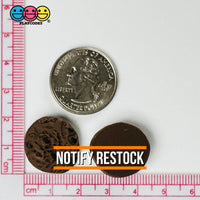 Chocolate Chip Cookies Flatback Charms Mini Charm Fake Food Cookie Cabochons 10 Pcs Playcode3 Llc