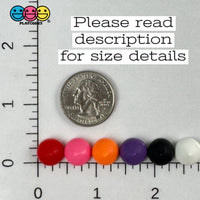 Chocolate Chips Fake 14 Colors Not Real Size Flatback Cabochons Decoden Charm Food 25 Pcs