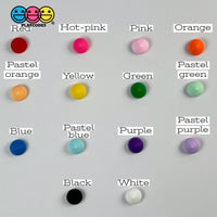 Chocolate Chips Fake 14 Colors Not Real Size Flatback Cabochons Decoden Charm Food 25 Pcs