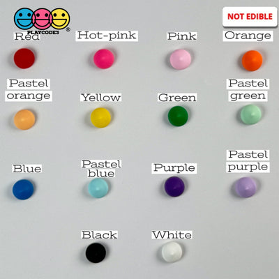 Chocolate Chips Fake 14 Colors Not Real Size Flatback Cabochons Decoden Charm Food 25 Pcs