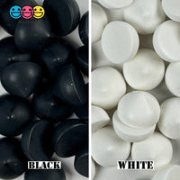 Chocolate Chips Fake 14 Colors Not Real Size Flatback Cabochons Decoden Charm Food 25 Pcs Black