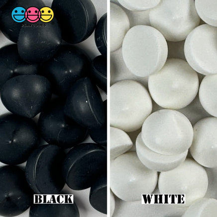 Chocolate Chips Fake 14 Colors Not Real Size Flatback Cabochons Decoden Charm Food 25 Pcs Black