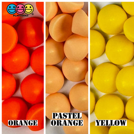 Chocolate Chips Fake 14 Colors Not Real Size Flatback Cabochons Decoden Charm Food 25 Pcs Orange
