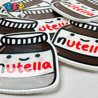 Chocolate Hazelnut Spread Jar Planner Decoden Planars Cabochons Party Favor Fake Bake Charms Slime