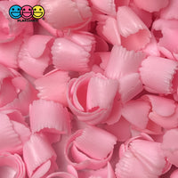 Chocolate Strawberry Vanilla White Curls Shavings Faux Food Realistic Fake Bake Plastic Toppers 20
