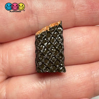 Playcode3 Llcfake Miniature Chocolate Waffle Wafer Bars Debbie Food Cabochons Decoden Charm 10 Pcs