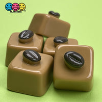 Chocolates Assorted Truffles Gourmet Fake Hard Candy Charms Cabochon Coffee Bean Caramel Charm