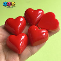 Chocolates Assorted Truffles Gourmet Fake Hard Candy Charms Cabochon Red Heart Charm
