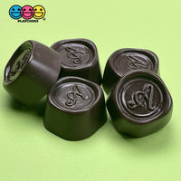 Chocolates Assorted Truffles Gourmet Fake Hard Candy Charms Cabochon Stamped A Charm