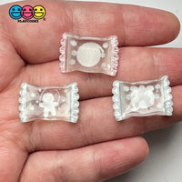 Christmas Candy Fake Peppermint Polar Bear Gingerbread Man Reindeer Holiday Flatback Cabochons