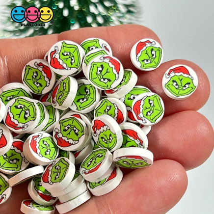 Christmas Character Fimo Slices Polymer Clay Fake Sprinkles Funfetti 10/5 Mm 10 Grams / Sprinkle
