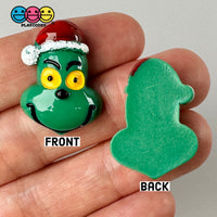 Christmas Character Holiday North Pole Hard Resin Charm Flat Back Cabochons Decoden 10 Pcs Slime