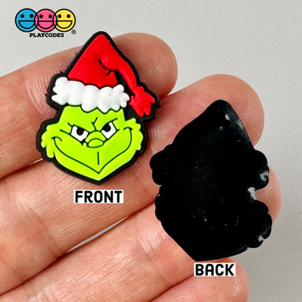 Christmas Character Holiday North Pole Shoe Charm Flat Back Cabochons Decoden 10 Pcs Slime Supply