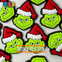 Christmas Character Holiday North Pole Shoe Charm Flat Back Cabochons Decoden 10 Pcs Slime Supply