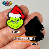 Christmas Character Holiday North Pole Shoe Charm Flat Back Cabochons Decoden 10 Pcs Slime Supply