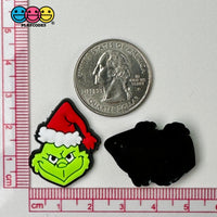 Christmas Character Holiday North Pole Shoe Charm Flat Back Cabochons Decoden 10 Pcs Slime Supply