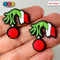 Christmas Character No Holiday North Pole Shoe Charm Flat Back Cabochons Decoden 10 Pcs Slime Supply