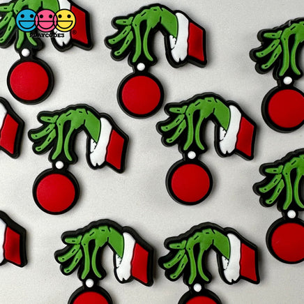 Christmas Character No Holiday North Pole Shoe Charm Flat Back Cabochons Decoden 10 Pcs Slime Supply