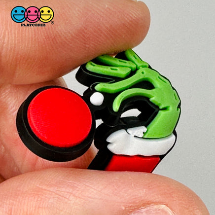 Christmas Character No Holiday North Pole Shoe Charm Flat Back Cabochons Decoden 10 Pcs Slime Supply