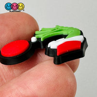 Christmas Character No Holiday North Pole Shoe Charm Flat Back Cabochons Decoden 10 Pcs Slime Supply