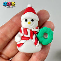 Large Size Christmas Delight Cupcake Toppers Fake Food With Standing Sticks To Assemble - Santa &