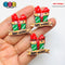 Christmas Gift Box Happy Holidays Red Bow Flatback Cabochons Decoden Charm 10 pcs Charm