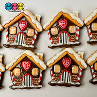 Christmas Gingerbread House Cute Flatback Cabochons Decoden Charm 10 Pcs Playcode3 Llc