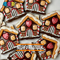 Christmas Gingerbread House Cute Flatback Cabochons Decoden Charm 10 Pcs Playcode3 Llc