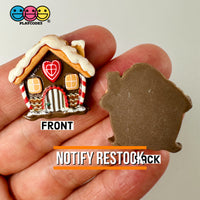 Christmas Gingerbread House Cute Flatback Cabochons Decoden Charm 10 Pcs Playcode3 Llc