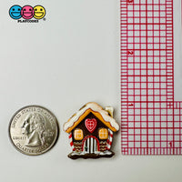 Christmas Gingerbread House Cute Flatback Cabochons Decoden Charm 10 Pcs Playcode3 Llc