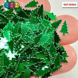 Christmas Green Tree Glitter Plastic Decoden Funfetti Playcode3 Llc 10 Grams