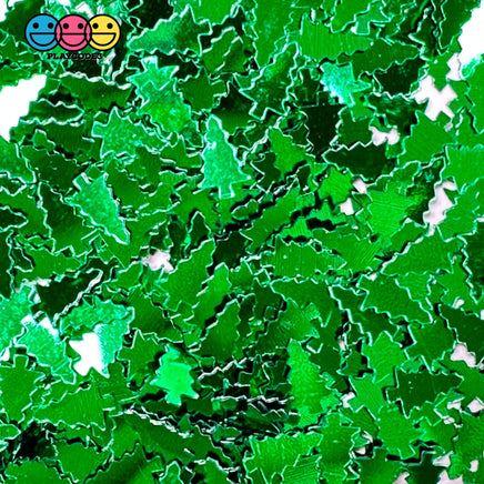 Christmas Green Tree Glitter Plastic Decoden Funfetti Playcode3 Llc