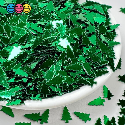 Christmas Green Tree Glitter Plastic Decoden Funfetti Playcode3 Llc