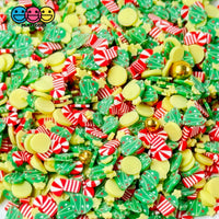 Christmas Holiday Candy Cane Gold Beads Tree Fake Clay Sprinkles Decoden Fimo Jimmies Playcode3 Llc