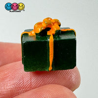 Christmas Holiday Gift Boxes 10Pcs. 5 Types Red Yellow Green Blue Purple Cabochons Decoden Charm 10