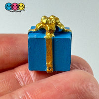 Christmas Holiday Gift Boxes 10Pcs. 5 Types Red Yellow Green Blue Purple Cabochons Decoden Charm 10