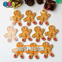 Christmas Holiday Gingerbread Man Woman Cookie Planner Decoden Planars Cabochons Party Favor 8/10