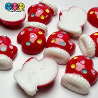 Christmas Holiday Mittens Winter Flatback Cabochons Decoden Charm 10 Pcs Playcode3 Llc